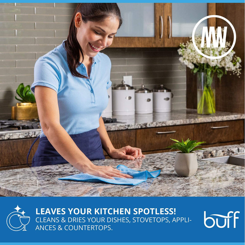 [Australia] - 12" x 12" MW Pro Multi-Surface Microfiber Cleaning Cloths | Gray - 12 Pack | Premium Microfiber Towels for Cleaning Glass, Kitchens, Bathrooms, Automotive, Supplies & Products 12 Count (Pack of 1) 
