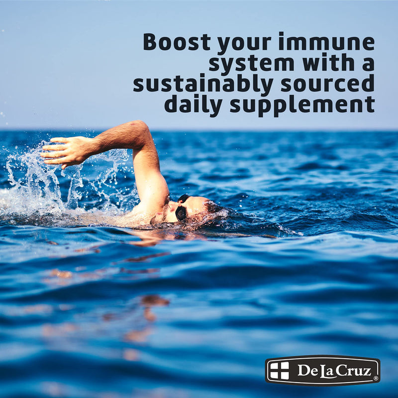 [Australia] - De La Cruz Cod Liver Oil Liquid - Pure Wild-Caught Icelandic Fish Oil 4 FL OZ (118 mL) 