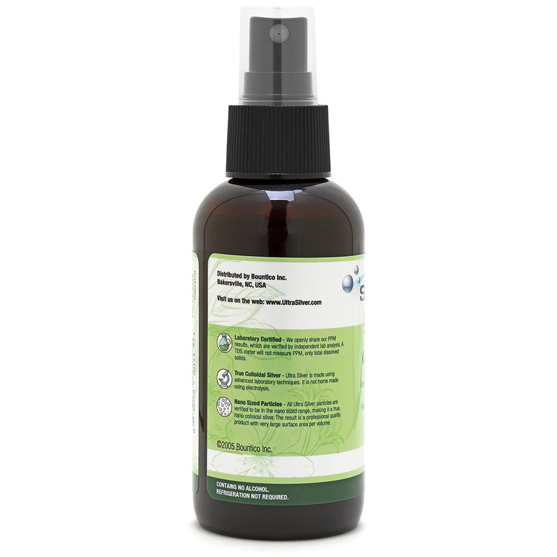 [Australia] - Ultra Silver Colloidal Silver | 500 PPM | 4 Ounce | Fine Mist Spray 