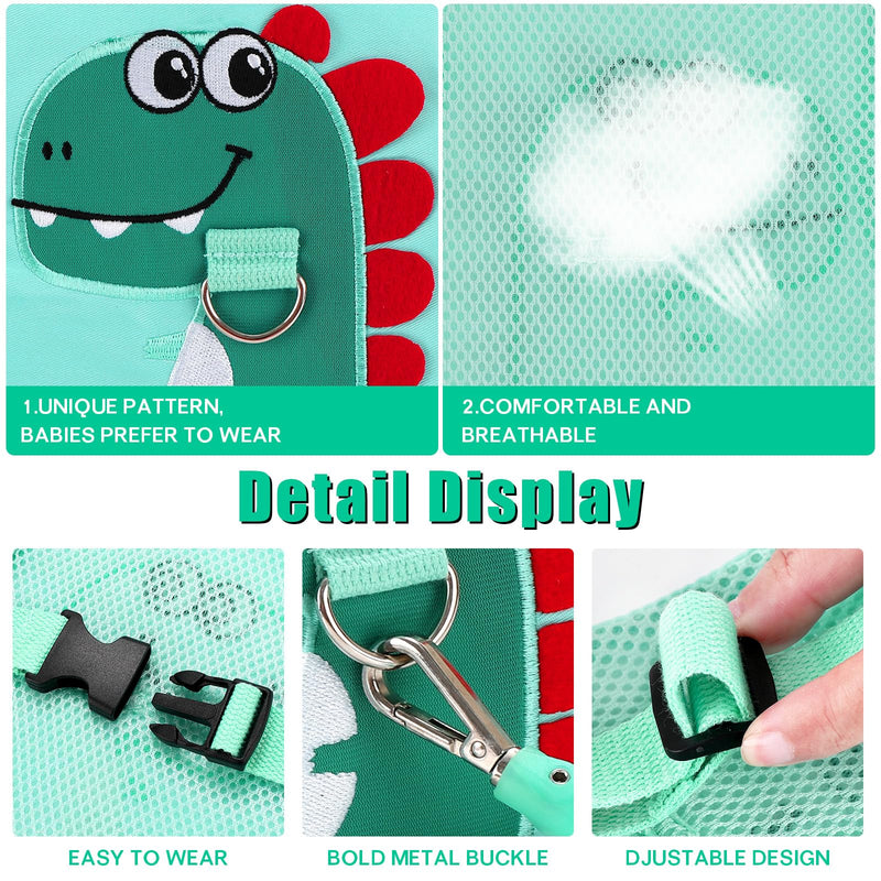 [Australia] - Toddler Leash-Baby Walking Safty Harness and Child Anti Lost Wrist Link for Girls/Boys Travel (Green) GREEN 