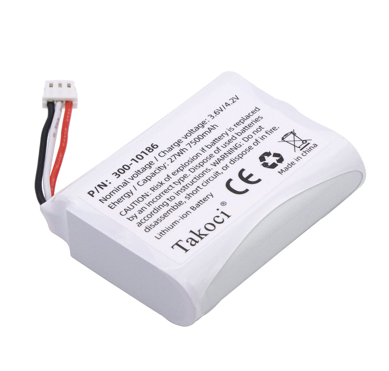 [Australia] - TAKOCI Replacement Battery 300-10186 for ADT Command Smart Security Panel 7500mah 3.6V 27Wh 