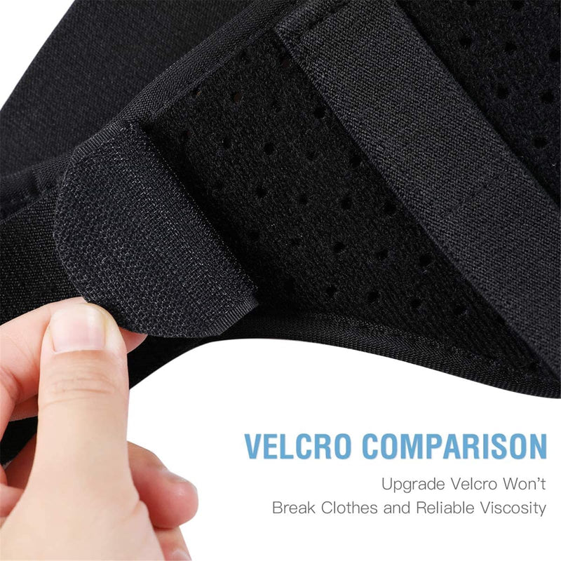 Hernia Belt for Men Hernia Support Truss for Single/Double Inguinal or Sports Hernia, Adjustable Waist Strap with 2 Removable Compression Pads Breathable Material