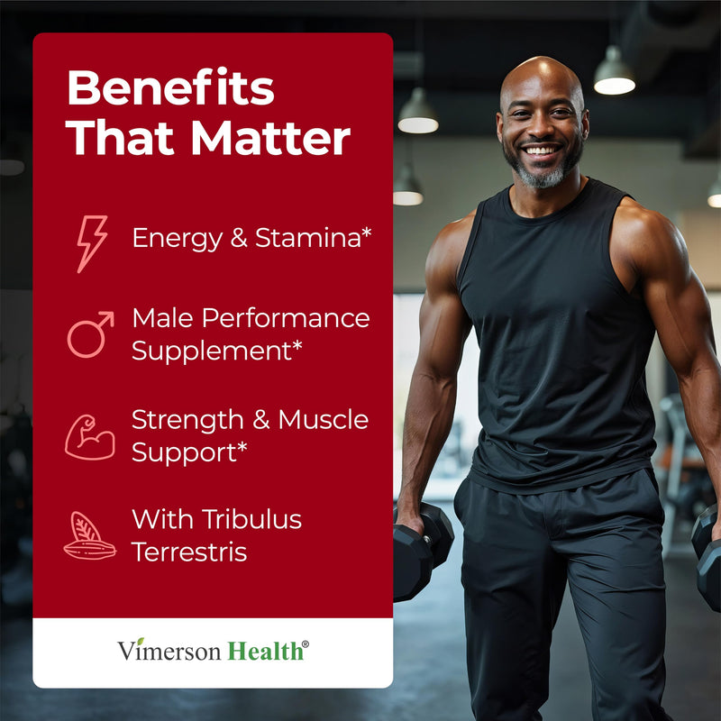 [Australia] - Maca Root, Saw Palmetto & HornyGoatWeed For Men ‚Äì Tongkat Ali and Panax Ginseng Supplement for Energy, Drive & Strength ‚Äì Workout Supplement For Men with Tribulus Terrestris & L-Arginine ‚Äì 60 Capsules 