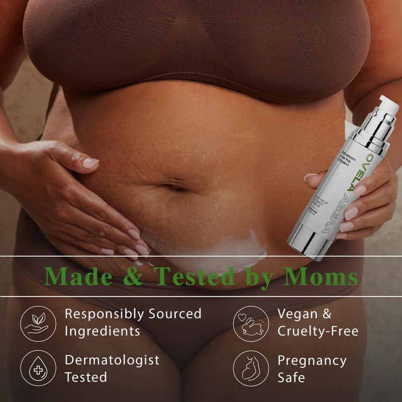 [Australia] - Abera Ovela Maternity Stretch Mark Cream for Pregnancy and Weight Fluctuations, Stretch Mark Treatment Pregnancy Must Haves, Deep Stretch Mark Removal, All Skin Types, 1.69 fl oz A. 1 Box 