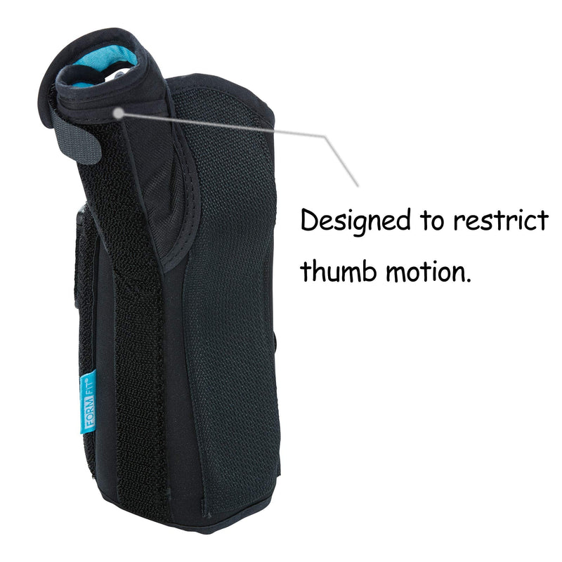 [Australia] - Ossur Formfit Thumb Spica Brace for DeQuervain’s Tendonitis, Arthritis and Gamekeeper’s Thumb | Features Removable Aluminium Stays & Contact Closure Straps | Breathable Material | (Left, X-Small) Left X-Small (Pack of 1) 
