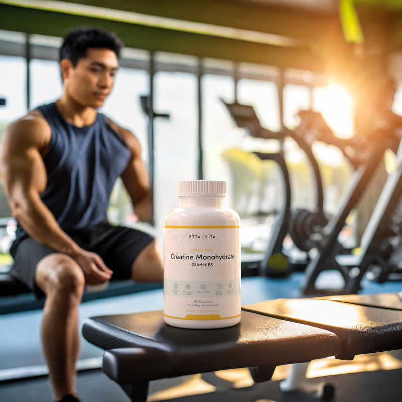 [Australia] - Sugar-Free Creatine Monohydrate Gummies (1g/gummy for Intake Control) Potent Creatine Gummies for Women & Men, Creatine Supplement for Muscle Support, Cellular Energy & Cognitive Function, Gluten-Free Creatine Muscle Growth 