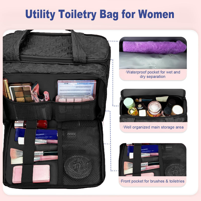 SMONT Toiletry Bag and Tote Bag for Women