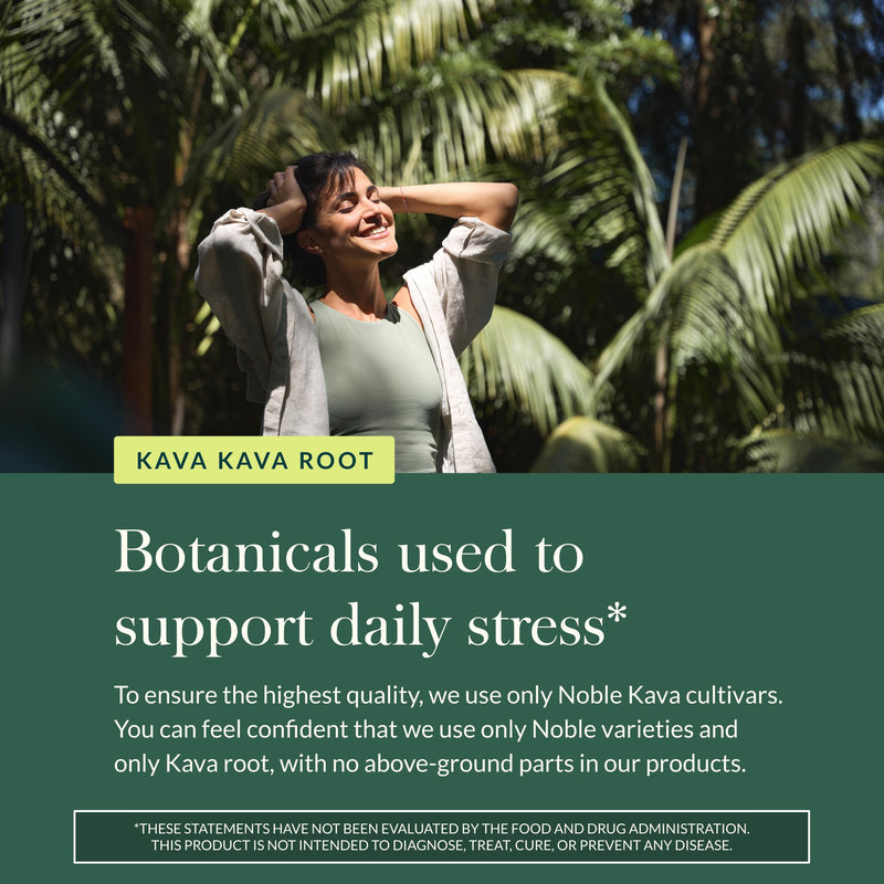 [Australia] - Gaia Herbs Kava Root - Helps Sustain a Sense of Natural Calm and Relaxation* During Times of Stress - Made with Noble Kava Cultivars - 60 Vegan Liquid Phyto-Capsules (20-Day Supply) Standard Packaging 