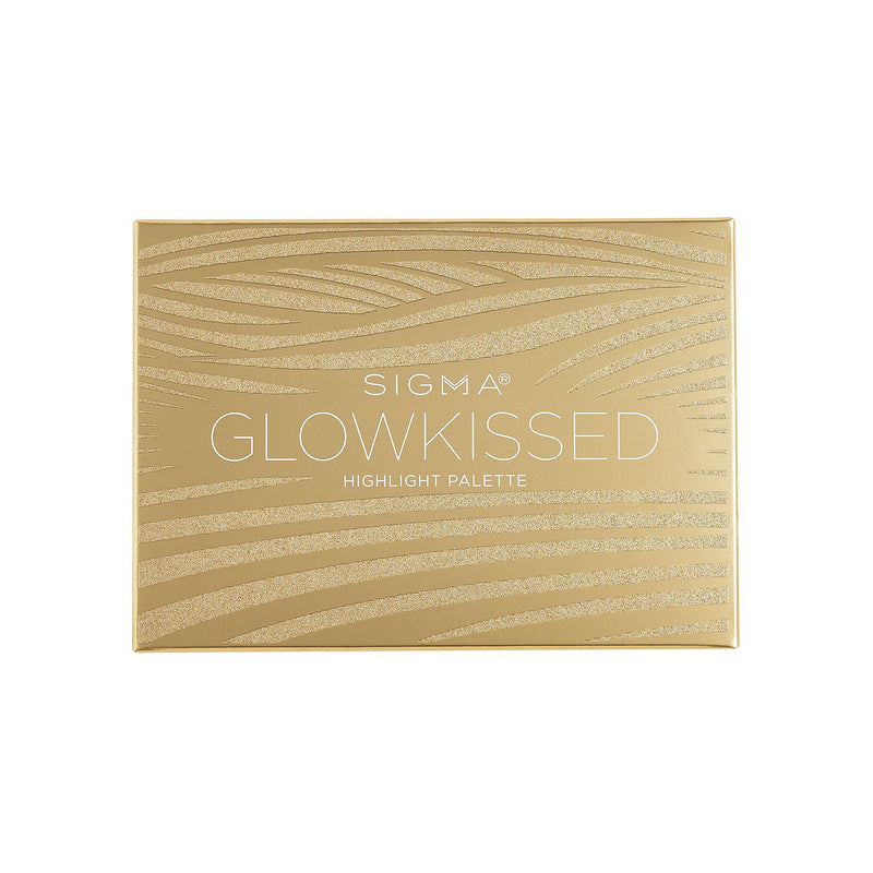 [Australia] - Sigma Beauty GlowKissed Highlight Palette | Highlighted Warm Tones | Glow Vibes, Mirror Included GlowKissed Palette 2.18 Ounce (Pack of 1) 