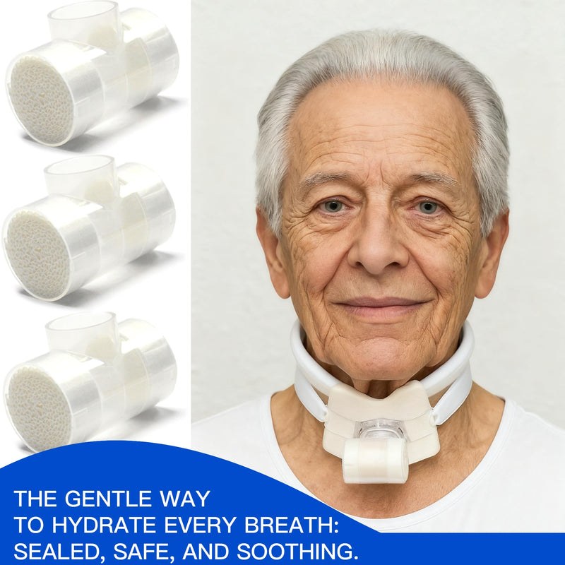 [Australia] - 10-Pack Tracheostomy HME Heat Moisture Exchanger, Individually Package HME Filters 10-Pack 