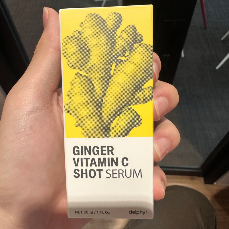 Ginger Vitamin C Shot Serum | Daily serum with Ginger Extract & Vitamin C | Targets dark spots and dullness | Korean vegan skincare for all skin types