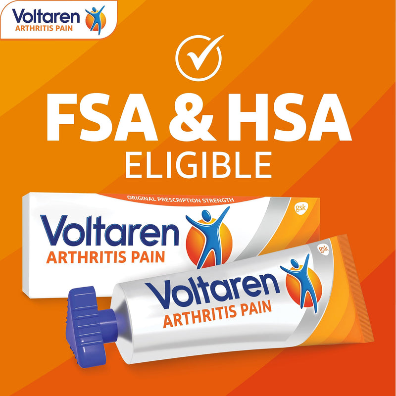 Voltaren Arthritis Pain Gel for Powerful Topical Arthritis Pain Relief - NEW Easy Open Cap - 150 g