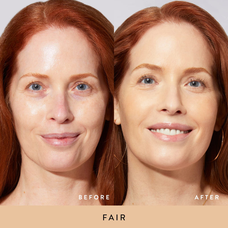 [Australia] - LAURA GELLER NEW YORK Get Glowing Kit (2pc): Baked Balance-n-Glow Illuminating Powder Foundation, Fair + Airbrush Kabuki Makeup Brush 02 Fair 