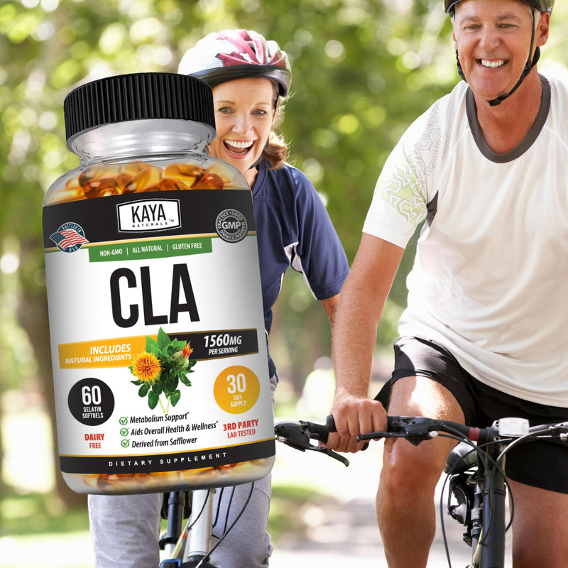 [Australia] - Kaya Naturals CLA Capsules ‚Äì Conjugated Linoleic Acid ‚Äì Non-GMO & Gluten-Free (60 Count (Pack of 1)) 60 Count (Pack of 1) 