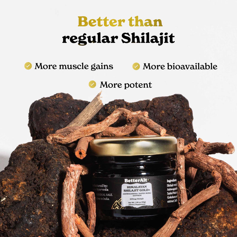 [Australia] - Pure Himalayan Shilajit Gold+(30gm)|Enhances Recovery & Boosts Strength|16,000 ft Sourced Blend with Ashwagandha, Safed Musli,Gokshura|Shilajit gold for men & women|Vegan & Lab Tested-600mg Shilajit Gold + (Pack of 1) 