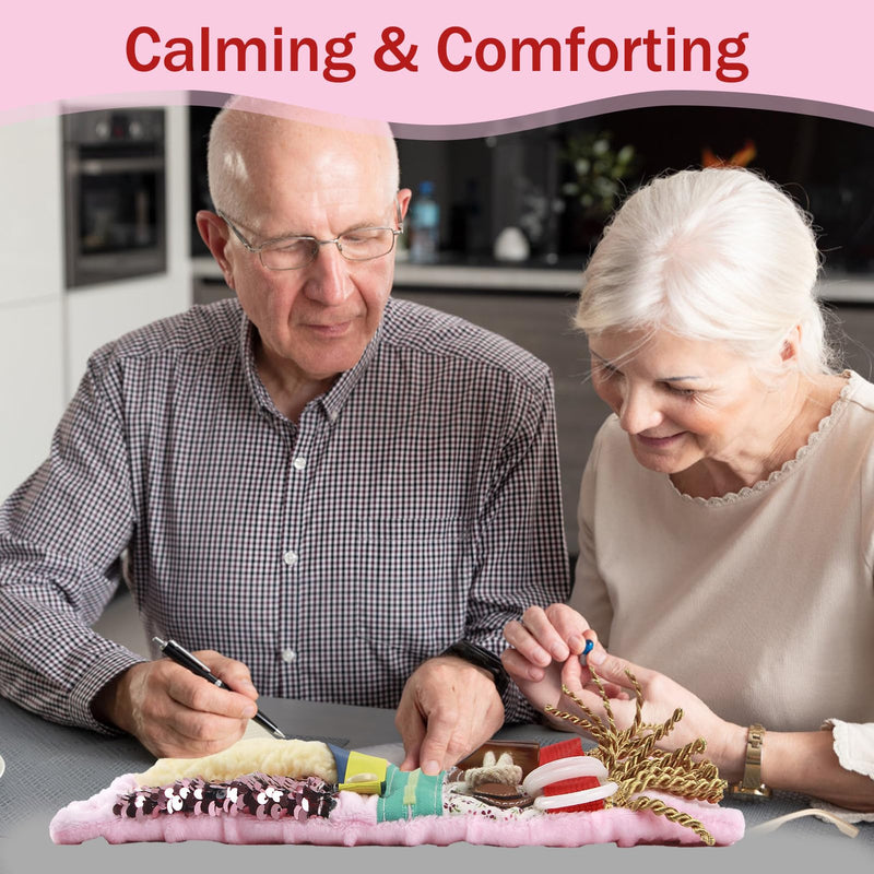 [Australia] - Fidget Wrist Cuff Sensory Toy-Fidget Toys for Dementia Products for Elderly, Anxiety Sleeve, Gifts and Activities for Seniors with Alzheimer's or Dementia, Sensory Fidget Spi 