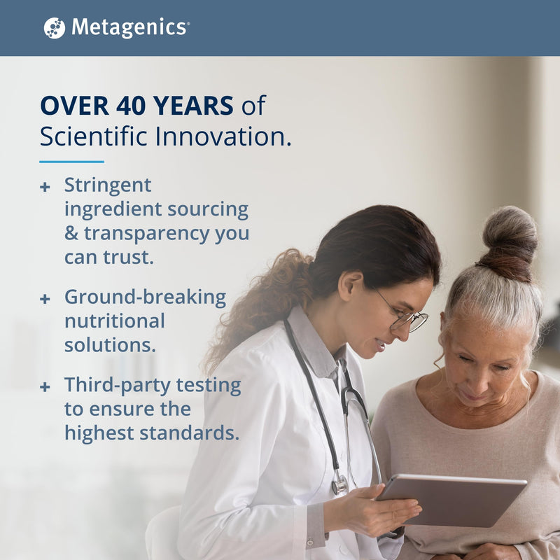 Metagenics FolaPro, L-5-MTHF Folate 1,330 mcg DFE, 120 Tablets | L-5-MTHF Folate 1,330 mcg DFE, Supports Methylation, Homocysteine Metabolism and Cellular Health, Non-GMO, Gluten-Free