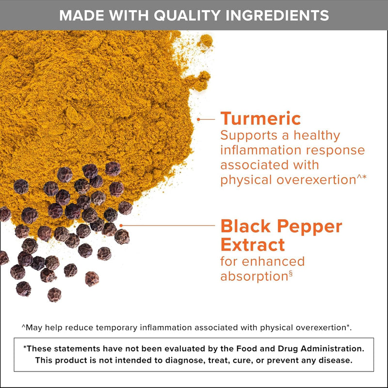 Qunol Turmeric 2250mg + Black Pepper for Enhanced Absorption, 90 Capsules | Extra Strength Curcumin Supplement with 95% Curcuminoids, Supports Joint Health and a Healthy Inflammation Response 90 Count (Pack of 1)