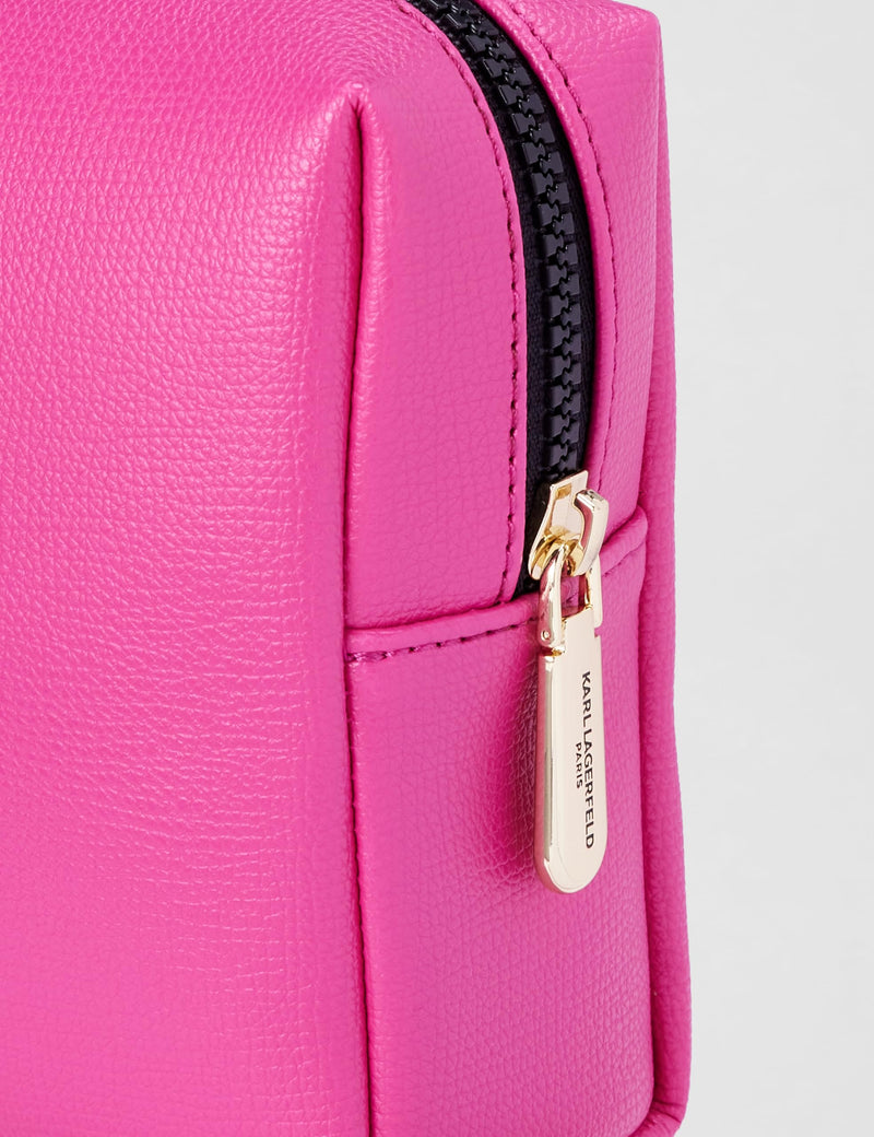 KARL LAGERFELD Women's Maybelle Cosmetic Bag One Size Fuchsia