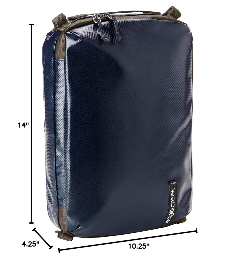 Eagle Creek Pack-It Gear Cube, Large, Atlantic Blue | Durable Packing Cube and Outdoor Travel Organizer to Keep Items Secure, Water-Resistant, Easily Attachable, Easy Gripping