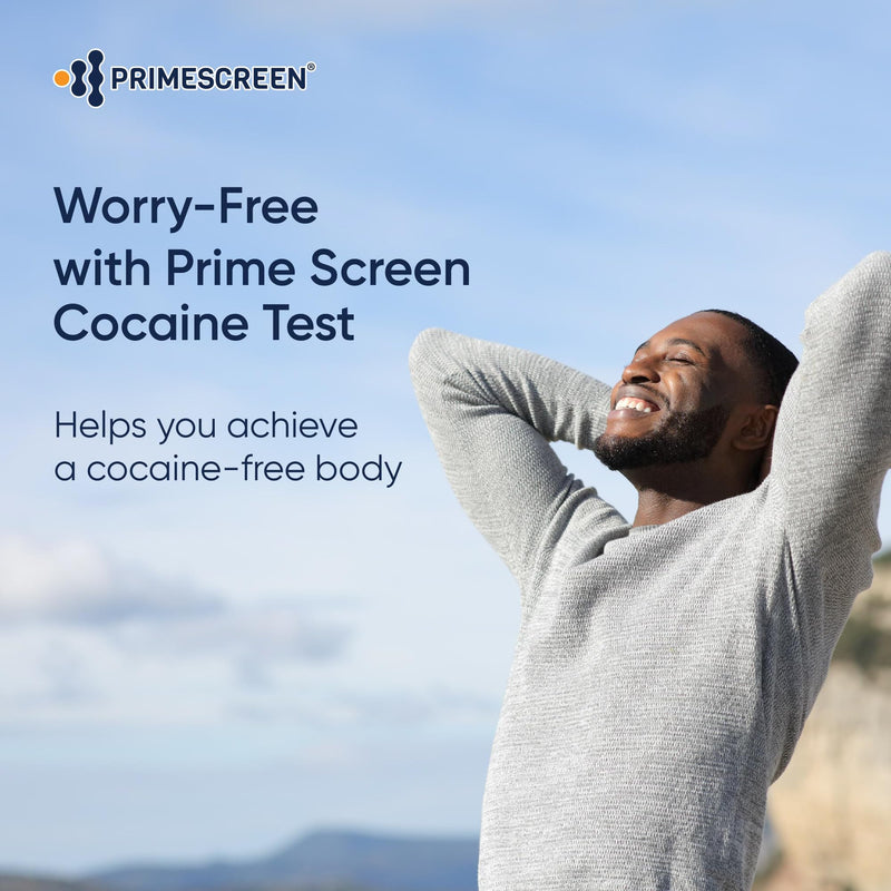 [Australia] - Prime Screen Cocaine Urine Test Card - Detect COC in Urine with 300 ng/mL Cutoff Level - Single Panel Drug Test Kit - 10 Pack 