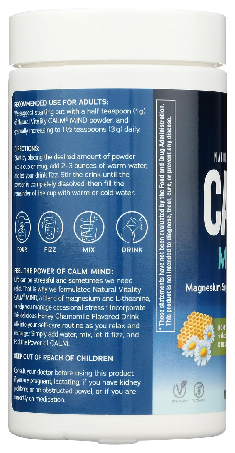 [Australia] - Natural Vitality Honey Chamomile Calm Mind, 6 OZ 