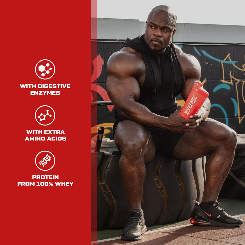 Scitec Nutrition 100% Whey Protein Professional – Enhanced with Extra Amino Acids & Digestive Enzymes – Gluten-Free – Palm Oil Free, 500 g, Lemon Cheesecake
