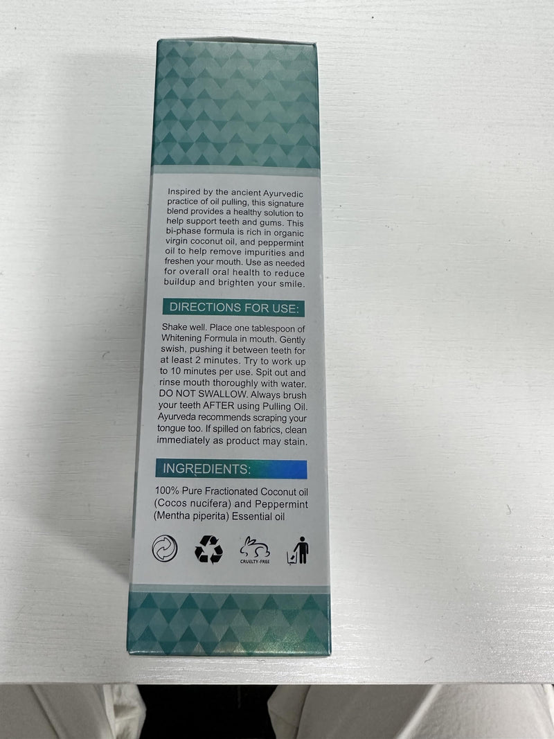 [Australia] - Coconut Oil Pulling for Fresh Breath and Oral Hygiene - Ayurvedic Expert Formulated | Supports Healthy Gums | Natural Teeth Whitening - Includes Tongue Scraper and Measuring Cup - 8 fl. oz 