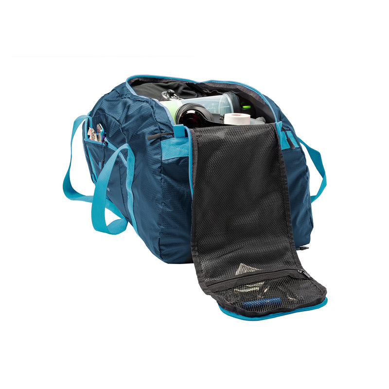 geckobrands Endurance Duffel Gym Bag (Navy & Blue, Medium)