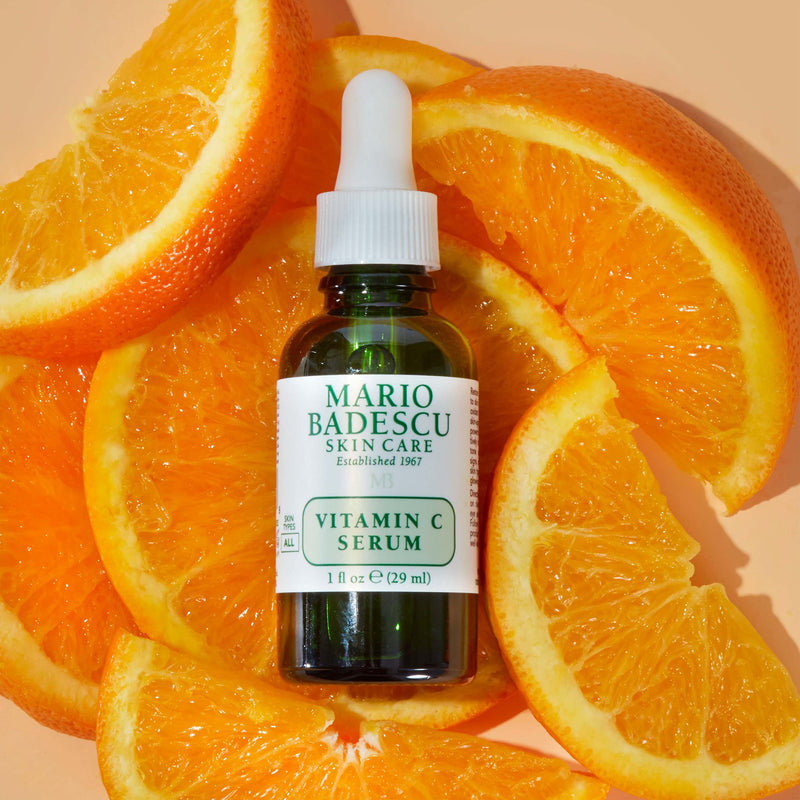 Mario Badescu Vitamin C Serum for All Skin Types Lightweight Serum with Vitamin C & Sodium Hyaluronate Visibly Reduces Signs of Aging 1 Fl Oz