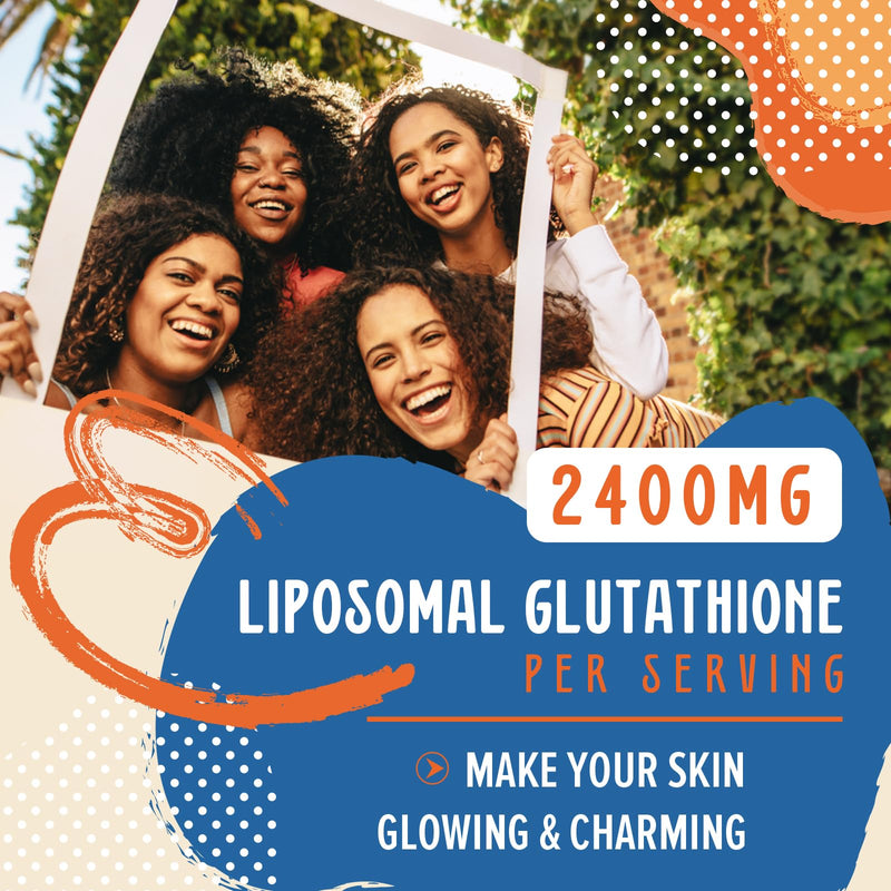 [Australia] - 2400MG Liposomal Glutathione, Reduced L-Glutathione, Glutathione Supplement with Vitamin C, Master Antioxidants, Enhanced Absorption - Non GMO Antioxidant Supplements, Immune System, 60 Softgels 60 Count (Pack of 1) 