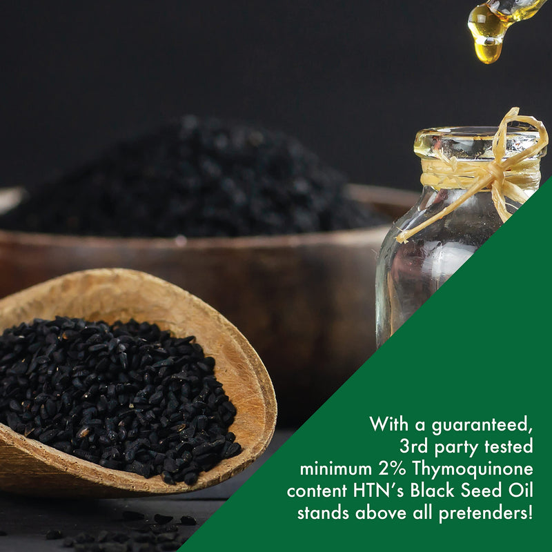 [Australia] - Health Thru Nutrition Black Seed Oil 500mg 100 Softgels | High Potency 2% Thymoquinone | 3rd Party Tested | Pure Cold Pressed | Organically Gown | Non-GMO, Gluten Free, Soy Free 100 Count (Pack of 1) 