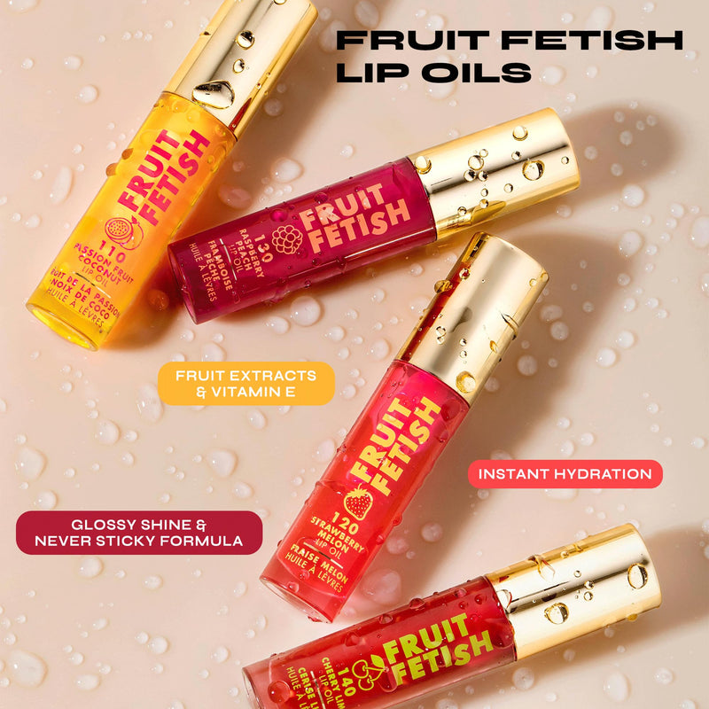 Milani Fruit Fetish Lip Oil, Tinted Hydrating Lip Gloss - Blackberry Agave | Delivers Intense Hydration, Glossy Color & A Hint Of Flavor. Made W/ Vitamin E. Vegan & Cruelty-Free. Non Sticky Clear Shine 190 - Blackberry Agave