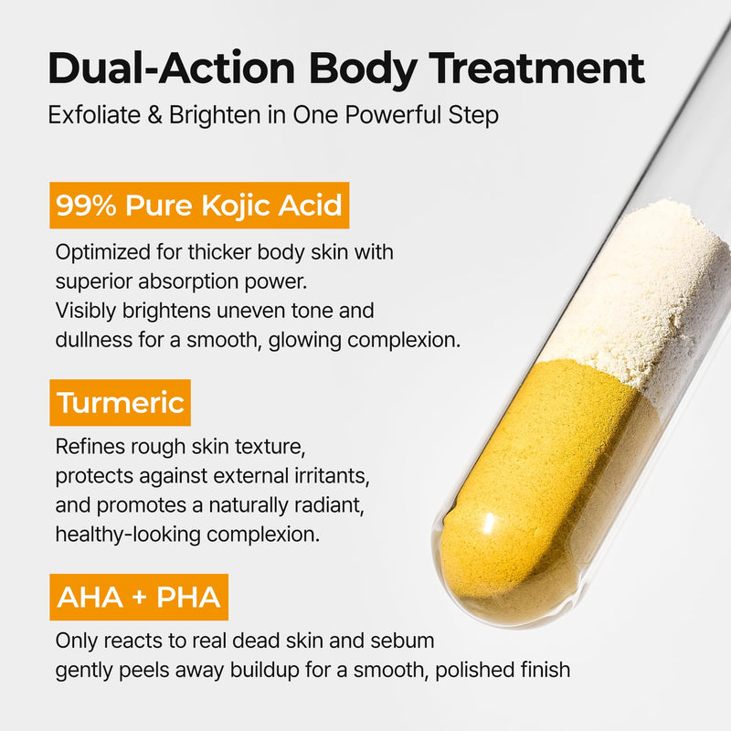 [Australia] - Body Peel Shot Spray Face Peeling Kojic Acid Turmeric Spray 200ml 