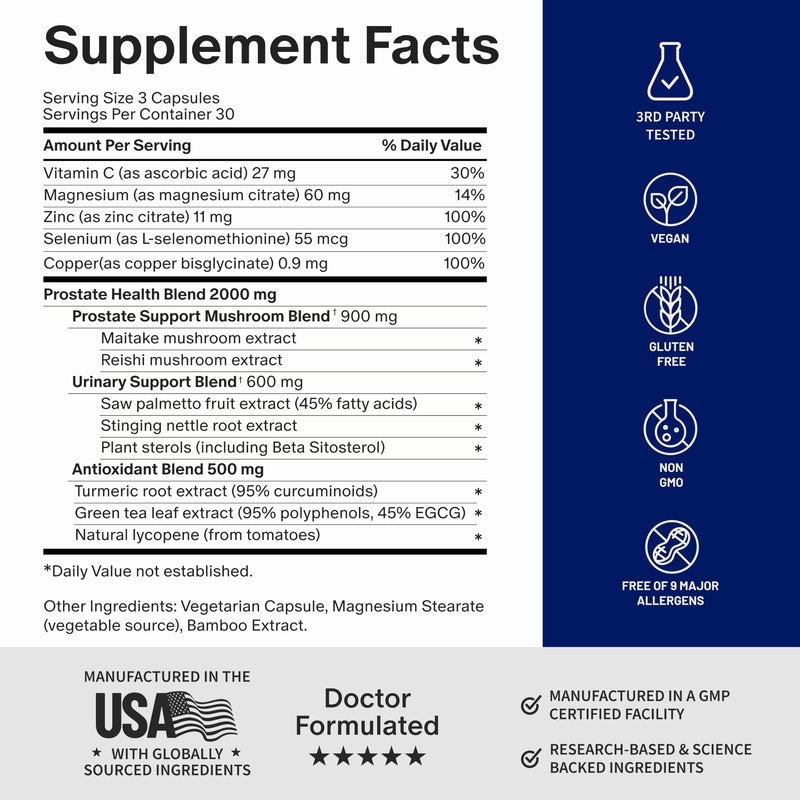 Snap Supplements Prostate Health + Nitric Oxide Booster Bundle, 90 Caps Ea | Stinging Nettle, Saw Palmetto for Men, Prostate Support Supplement, Nitric Oxide Supplements for Men, L-Arginine L-Citrulline 180 Count (Pack of 1)