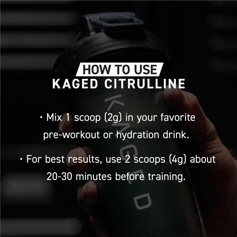 [Australia] - Kaged L-Citrulline Powder | Unflavored | Enhanced Pumps | Improve Muscle Vascularity | Nitric Oxide Booster | Supplements for Men & Women | 100 Servings 