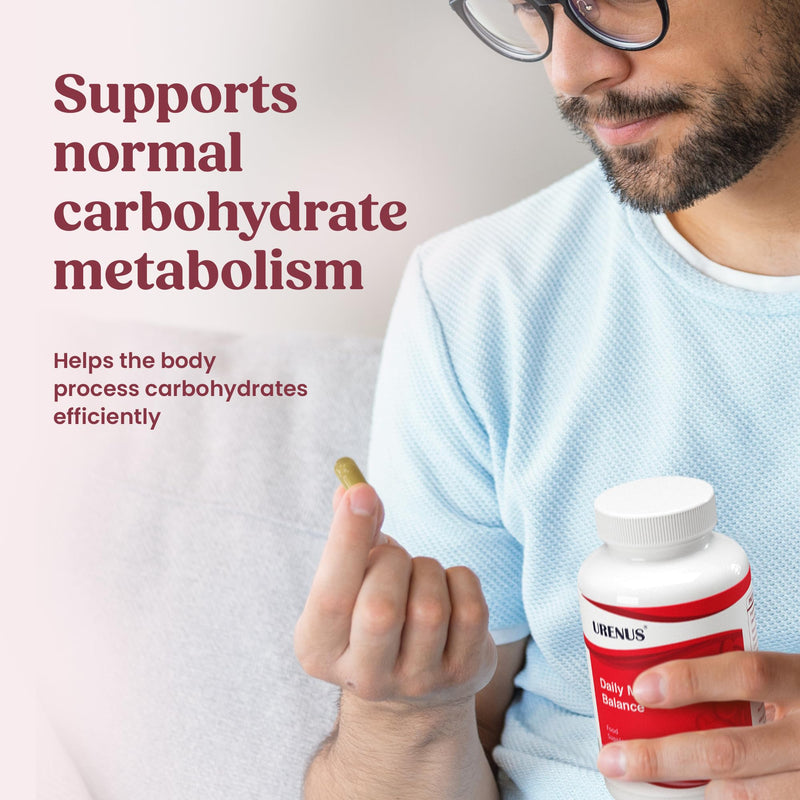 GDA Daily Metabolic Balance Capsules – Blood Glucose Support Formula with Berberine, Bitter Melon, Gymnema Sylvestre & Chromium – Supports Normal Blood Sugar & Metabolism – 120 Capsules