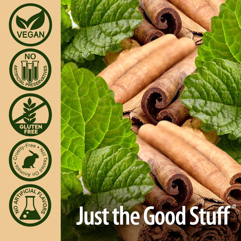 Nature's Answer Periobrite Cinnamint Toothpaste | Soothes & Refreshes | Alcohol-Free, Gluten-Free, Fluoride-Free Soy-Free & Vegetarian | No Artificial Sweeteners or Preservatives 4oz (2 Pack) 2