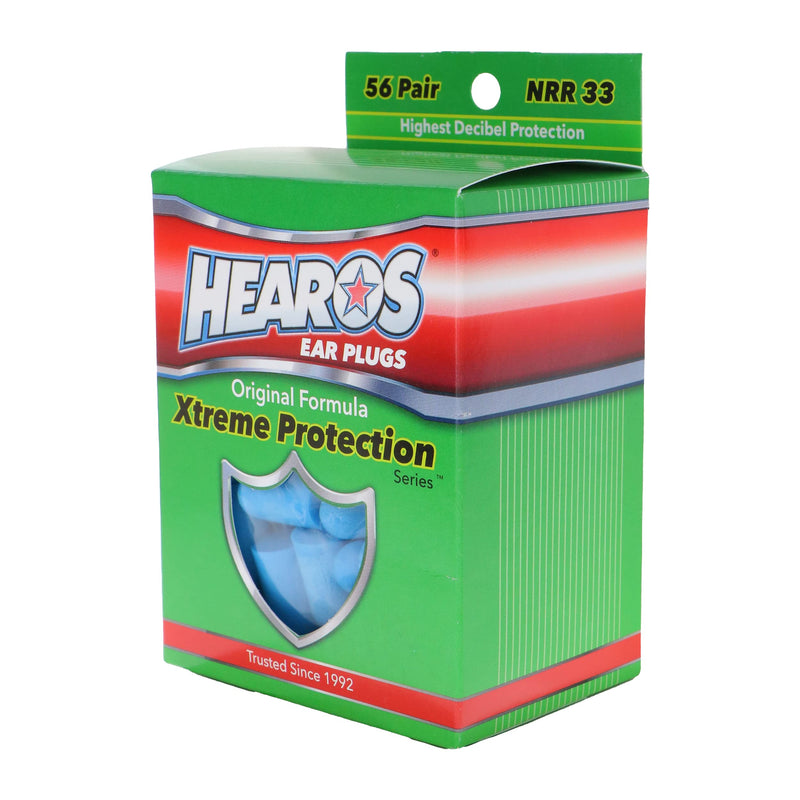 [Australia] - HEAROS Xtreme Protection Series Ear Plugs, Blue, 56 Pair 56 Pair (Pack of 1) 