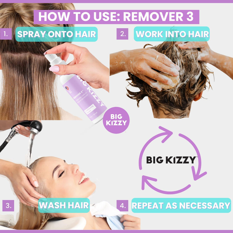 [Australia] - Big Kizzy Remover 3, Recon & Residue (2oz) 2 Fl Oz (Pack of 1) 