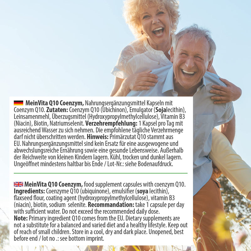 [Australia] - Coenzyme Q10-300mg per capsule high dose, 100% vegan - 120 capsules - bioactive - from plant fermentation - laboratory tested, with B3, biotin, selenium 