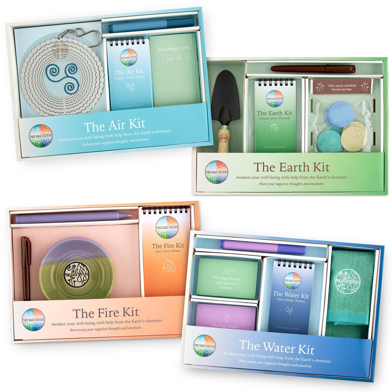 [Australia] - The Fire Kit ‚Äì Turn Over a New Leaf This Fall - Burn Negative Thoughts for Stress Relief and Healing - Care Kit By Two Sage Sisters 