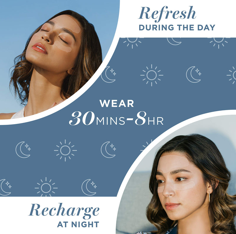 Embrace Active Skin Defense | 10-Day Anti-Aging Kit | Re-Usable Silicone Stickies & Infused Wipes (5 Collagen & 5 Vitamin C) | Anti-Wrinkle, Puffiness, Fine Lines