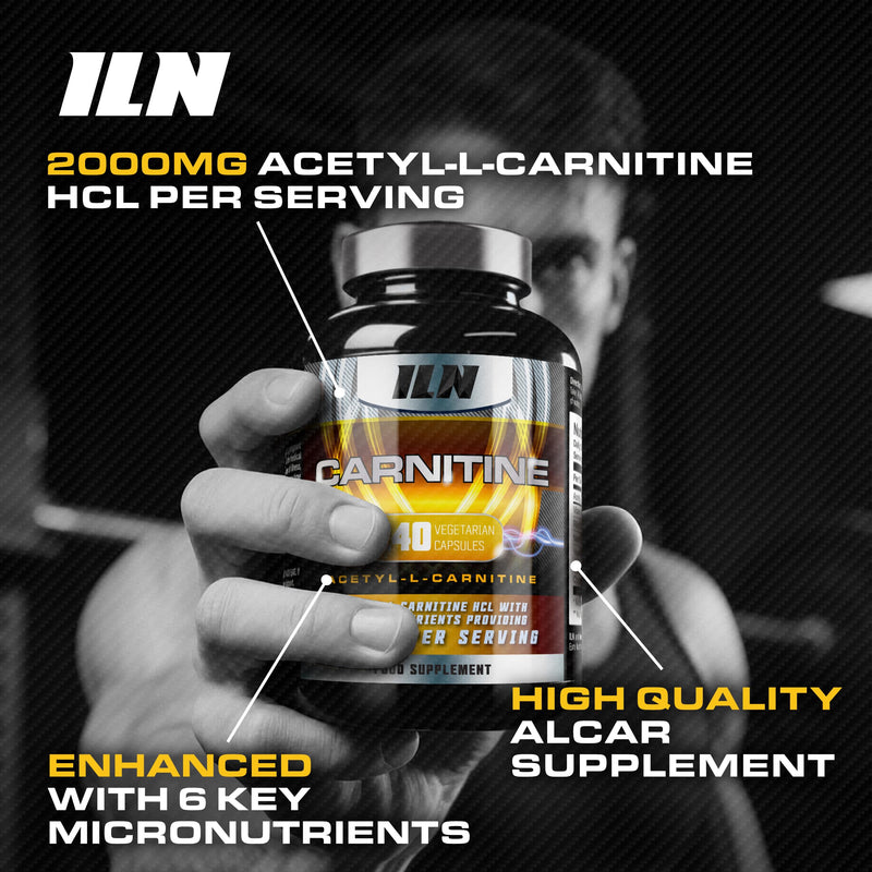 Acetyl L Carnitine Capsules (ALCAR) for Men & Women – 2000mg Acetyl L-Carnitine – Plus 6 Added Nutrients (240 Capsules) 240 count (Pack of 1)