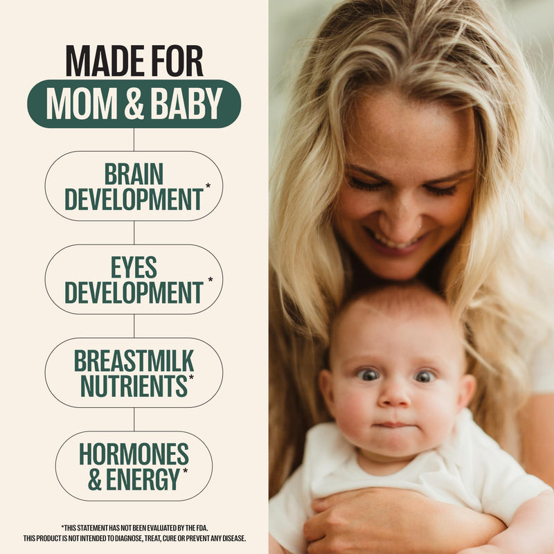 ORLO PRENATAL DHA - Prenatal DHA Omega 3 Supplement - Triple Strength Omega3s - Vegan DHA & EPA - Algae Omega-3 Oil - Supports Brain Development During Pregnancy & Lactation (60 Mini Softgels) 60 Softgels (1 Pack)