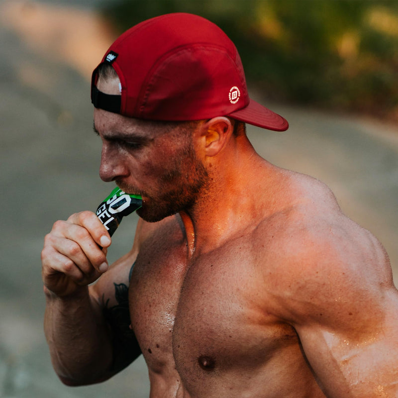 [Australia] - BARE PERFORMANCE NUTRITION, BPN Go Gel Endurance Gel, Vegan + Gluten Free Running Gel with 24g of Carbohydrates & 100 Calories per Gel Pack, 10 Single-Serving Gel Packs, Apple Cinnamon 