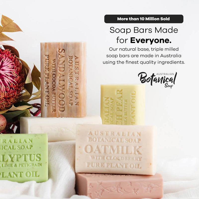 Australian Botanical Soap Vitamin C with Valencia Orange Oil 6.6 oz Triple Milled Luxury Soap Bar Enriched with Shea Butter, Suitable for Men, Women and All Skin Types, Pack of 1 6.6 Ounce (Pack of 1)