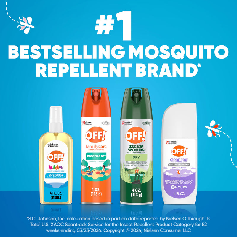 [Australia] - OFF! Kids Insect Repellent Spray, Botanically Inspired, Safe for Use On Kids, 4 oz 