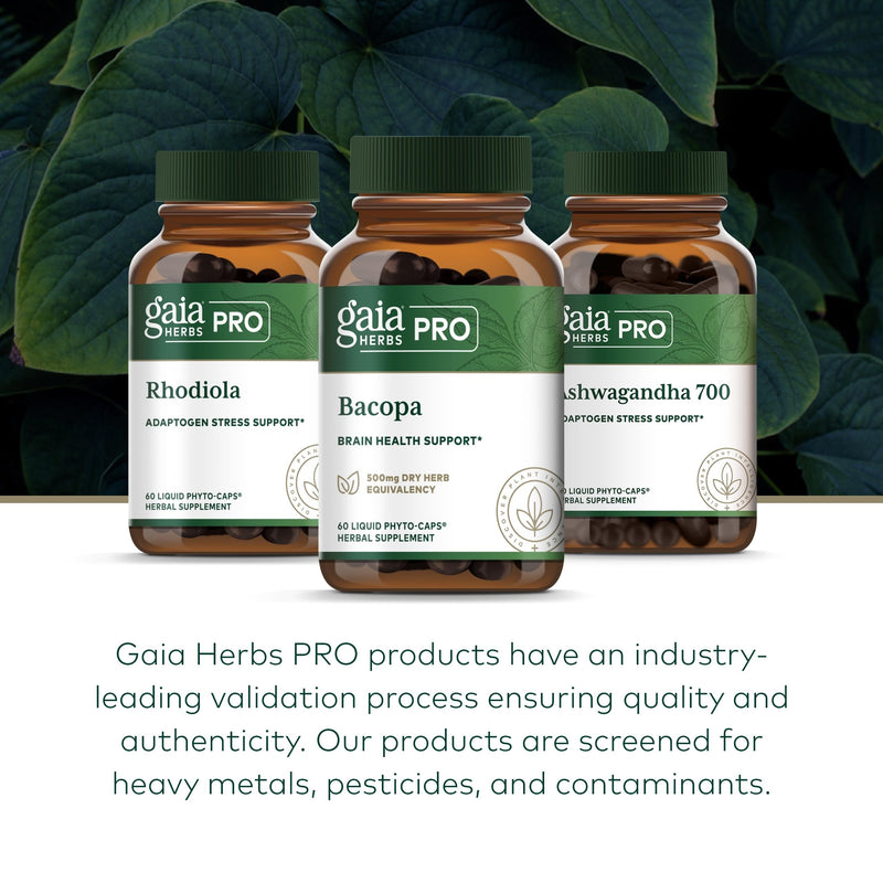 [Australia] - GAIA HERBS PRO Bacopa - Brain Health & Nootropic Support - 60 Liquid Phyto-Caps (30 Servings) 