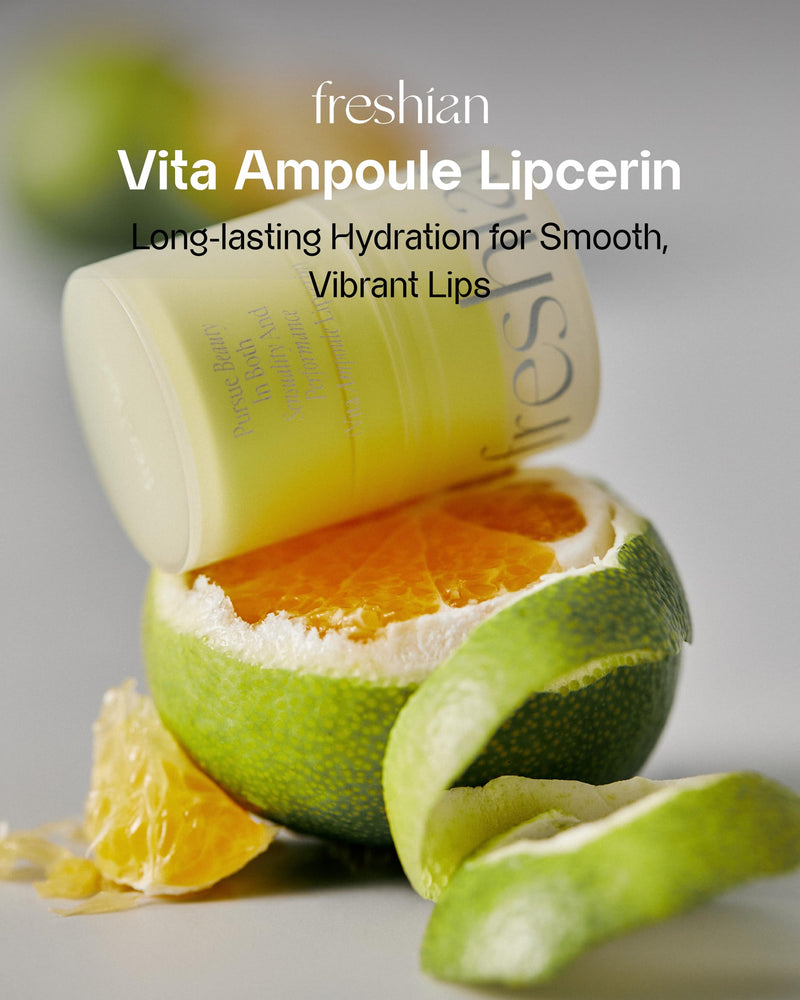 Spring Event Freshian Vitamin Ampoule Lipcerin (01 Enriched, 0.5fl oz) - Moisturizing & Nourishing Lip Gloss Balm, Overnight Korean Skin Care Sleeping Mask. Vitamin C, Vegan. 01 Enriched